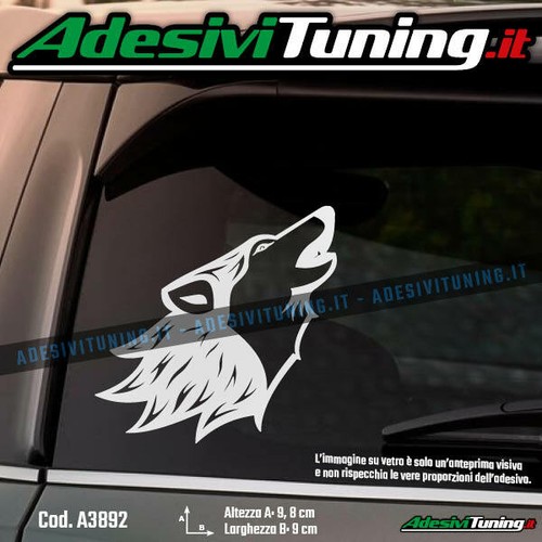 Adesivo lupo sticker - adesivo, decal